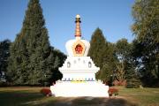Stupa décoré