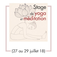 Stage de yoga juillet 18